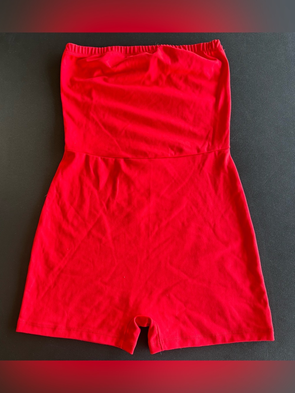 wild fable Red Strapless Romper